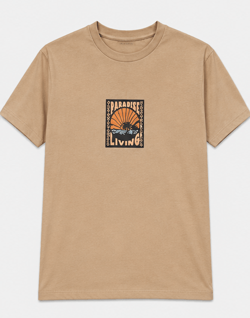 Boys floral trim tee
