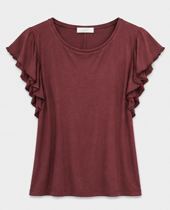 Ladies ribbed tank top